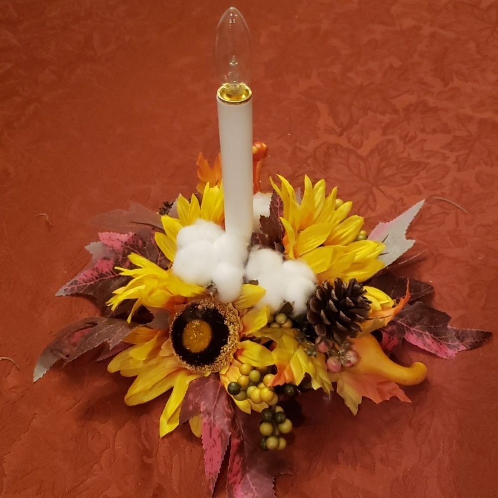 Fall Candlelight Arrangement